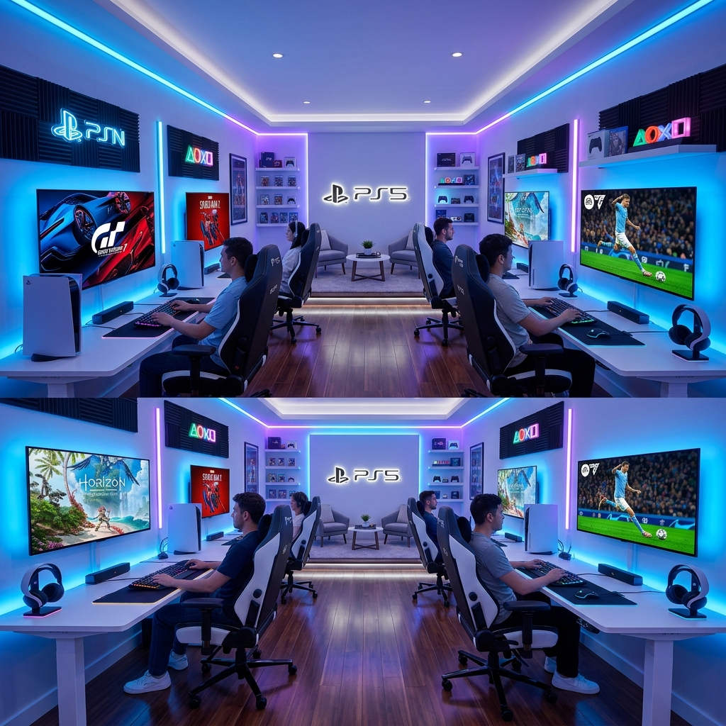 PLAYSTATION 5 & <br> <span>VR DÜNYASI</span> <br> BURADA.